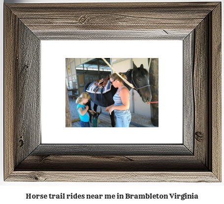 horse trail rides near me in Brambleton, Virginia